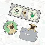 Puggy Stickers